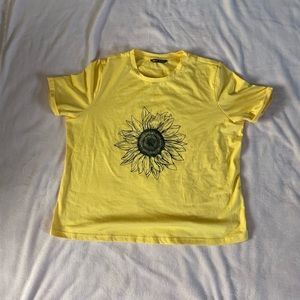 SHEIN XL sunflower shirt